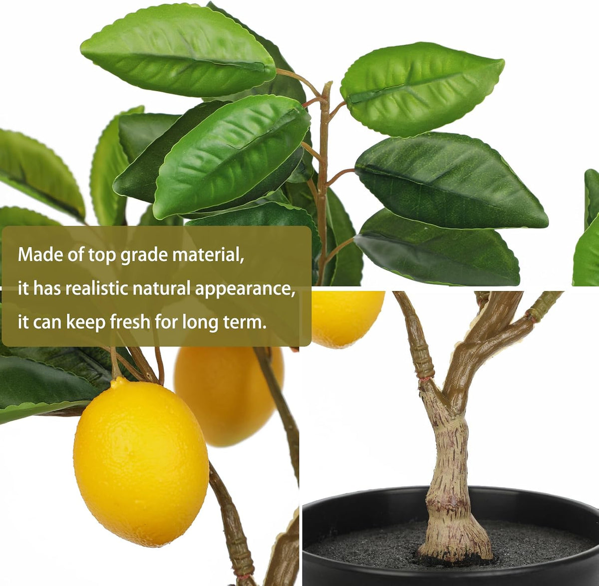 Artificial Potted Plants Small Fake Lemon Tree Artificial Lemon Tree in Pot