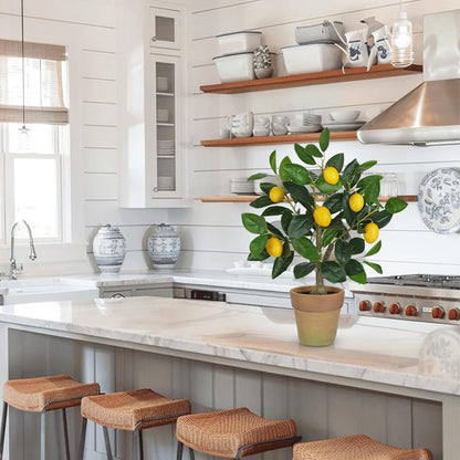 Artificial Potted Plants Small Fake Lemon Tree Artificial Lemon Tree in Pot