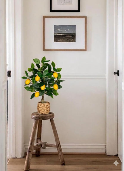Artificial Potted Plants Small Fake Lemon Tree Artificial Lemon Tree in Pot