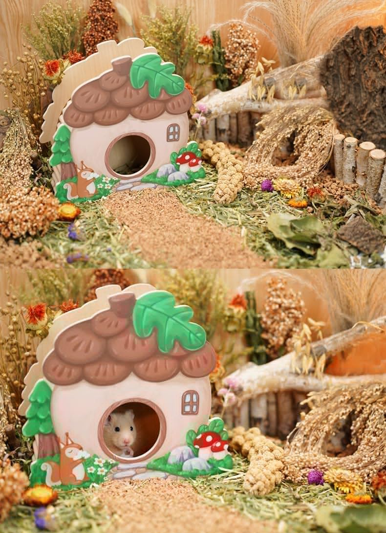 Natural Hamster Bedding Flowers Herbs Sprays Treat for Cage Habitat Enclosure Decor for Dwarf Syrian Gerbils Mice Mouse Rat Pet Accessories Supplies