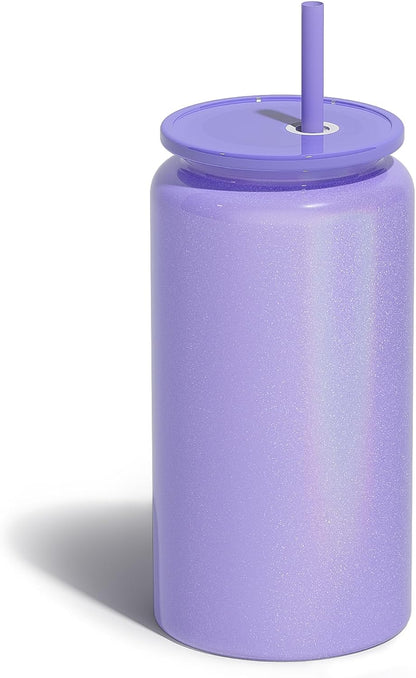 6 Pack 16 oz Sublimatable Tumbler, Insulated Tumbler with Straw