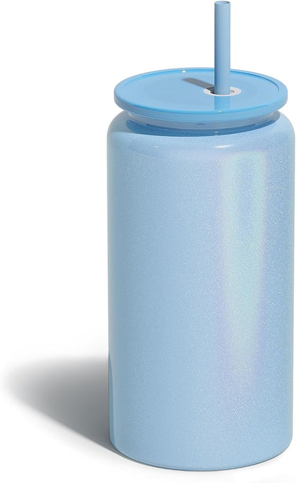 6 Pack 16 oz Sublimatable Tumbler, Insulated Tumbler with Straw