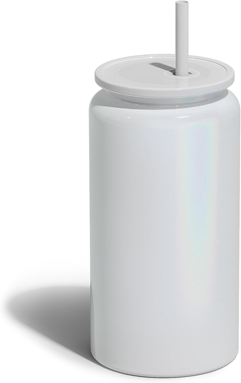6 Pack 16 oz Sublimatable Tumbler, Insulated Tumbler with Straw