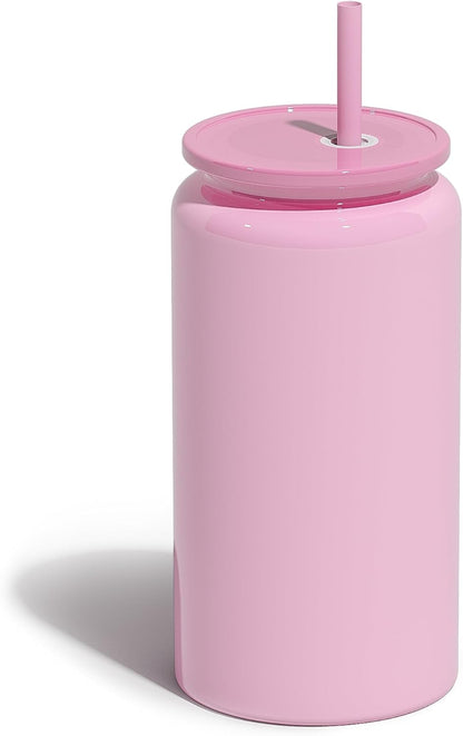 6 Pack 16 oz Sublimatable Tumbler, Insulated Tumbler with Straw