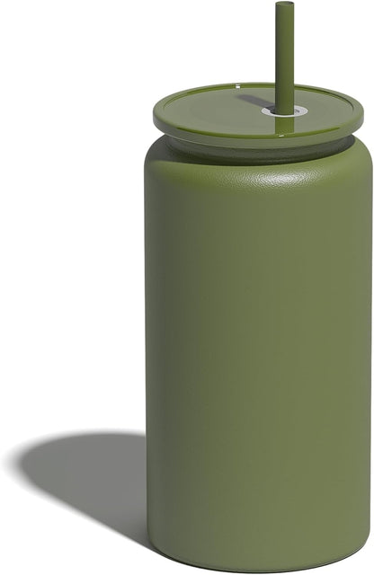 6 Pack 16 oz Sublimatable Tumbler, Insulated Tumbler with Straw