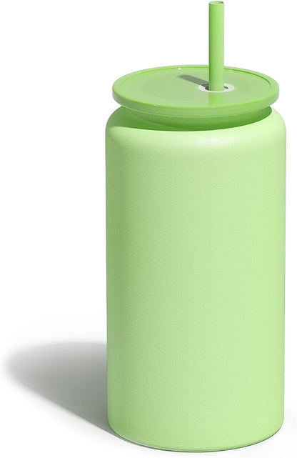 6 Pack 16 oz Sublimatable Tumbler, Insulated Tumbler with Straw