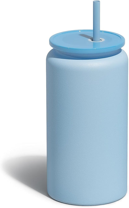 6 Pack 16 oz Sublimatable Tumbler, Insulated Tumbler with Straw