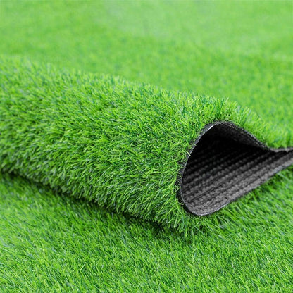 Green Artificial Grass Rug Grass Carpet Rug 3.2' x 6.5', Realistic Fake Grass Deluxe Turf Synthetic Turf Thick Lawn Pet Turf -Perfect for Indoor/Outdoor