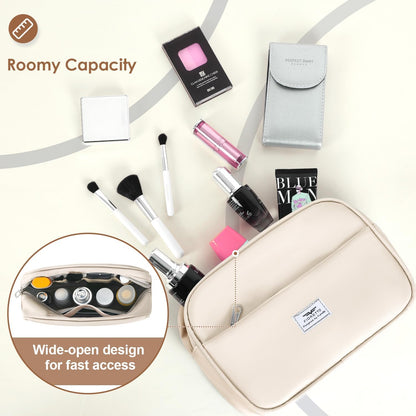 Womens Gym Tote Duffle Bag with Wet Pocket & Shoe Compartment, Sports Duffel Overnight Weekender Hospital Workout Carry on Bag for Girls, Ideal for Travel, Swimming, Dance, Ballet Beige
