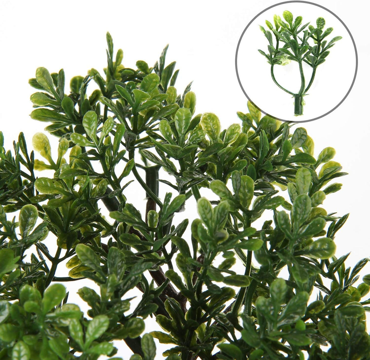 Artificial Bonsai Tree Juniper Faux Plants Indoor Fake Plants Decor with Blue Square Ceramic Pots for Home Table Office Desk Bathroom Shelf Bedroom Living Room Farmhouse Decorations