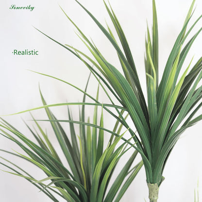 Dracaena Artificial Plant (Dragon Tree) - 5FT Artificial Plants Indoor with Realistic Resin Trunk and Lifelike Leaves - Artificial Trees for Home Decor Indoor, Faux Dracaena Marginata