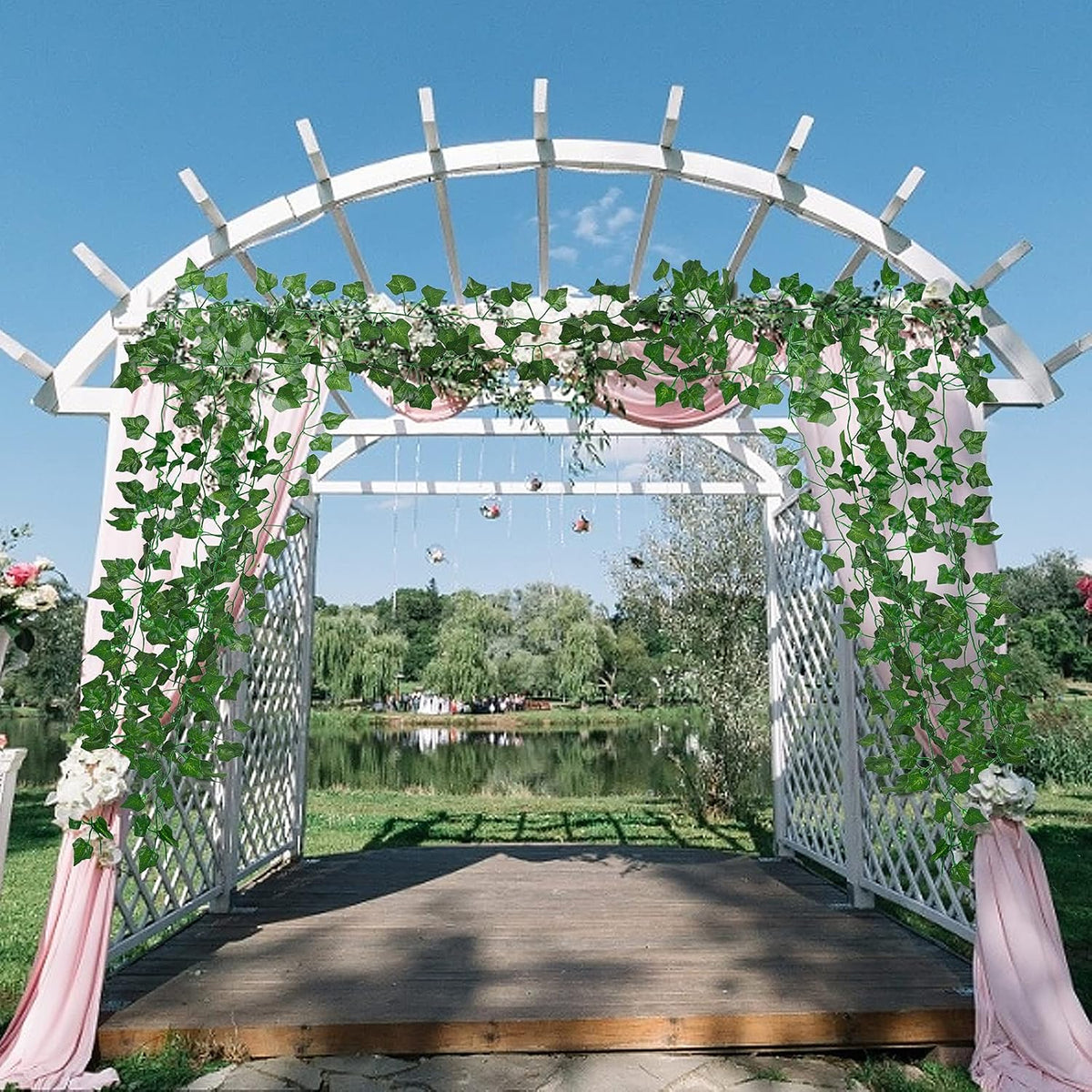 Artificial Fake Ivy Vines Garlands for Room Decor（12 Pack 86Ft）