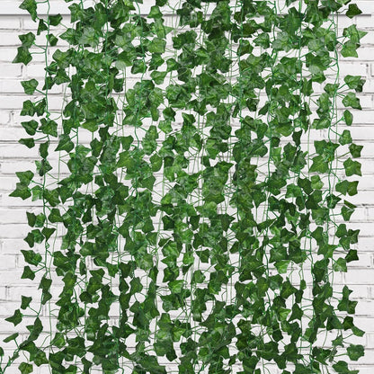 Artificial Fake Ivy Vines Garlands for Room Decor（12 Pack 86Ft）