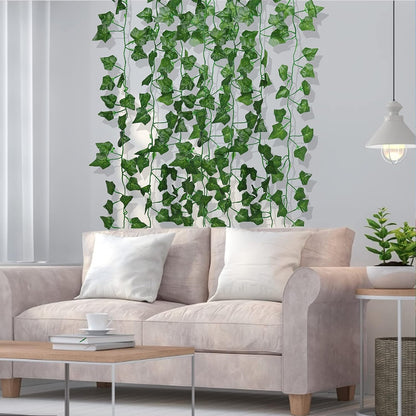 Artificial Fake Ivy Vines Garlands for Room Decor（12 Pack 86Ft）