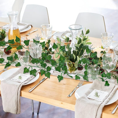 Artificial Fake Ivy Vines Garlands for Room Decor（12 Pack 86Ft）