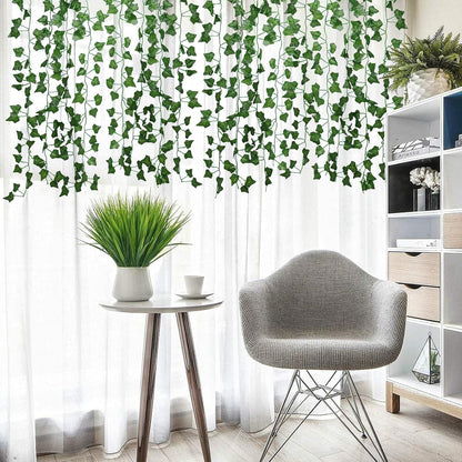 Artificial Fake Ivy Vines Garlands for Room Decor（12 Pack 86Ft）