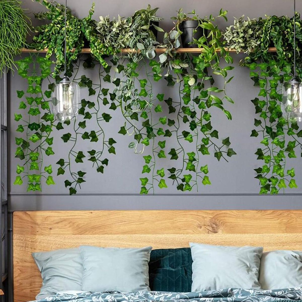 Artificial Fake Ivy Vines Garlands for Room Decor（12 Pack 86Ft）