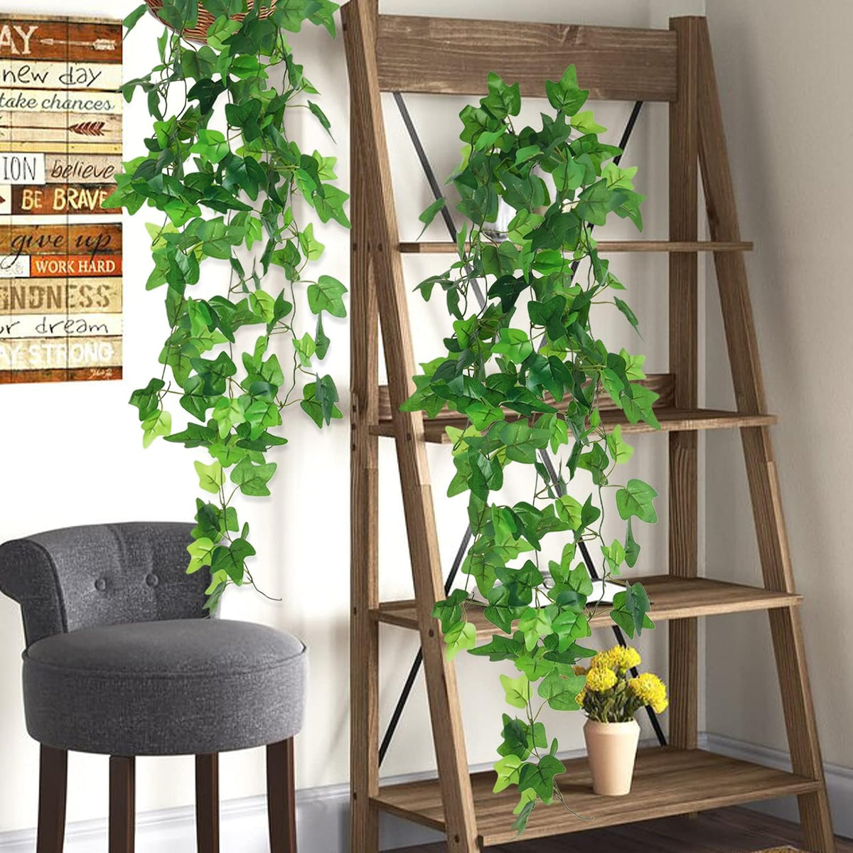 Artificial Fake Ivy Vines Garlands for Room Decor（12 Pack 86Ft）