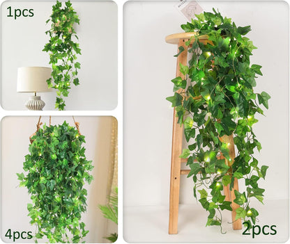 Artificial Fake Ivy Vines Garlands for Room Decor（12 Pack 86Ft）
