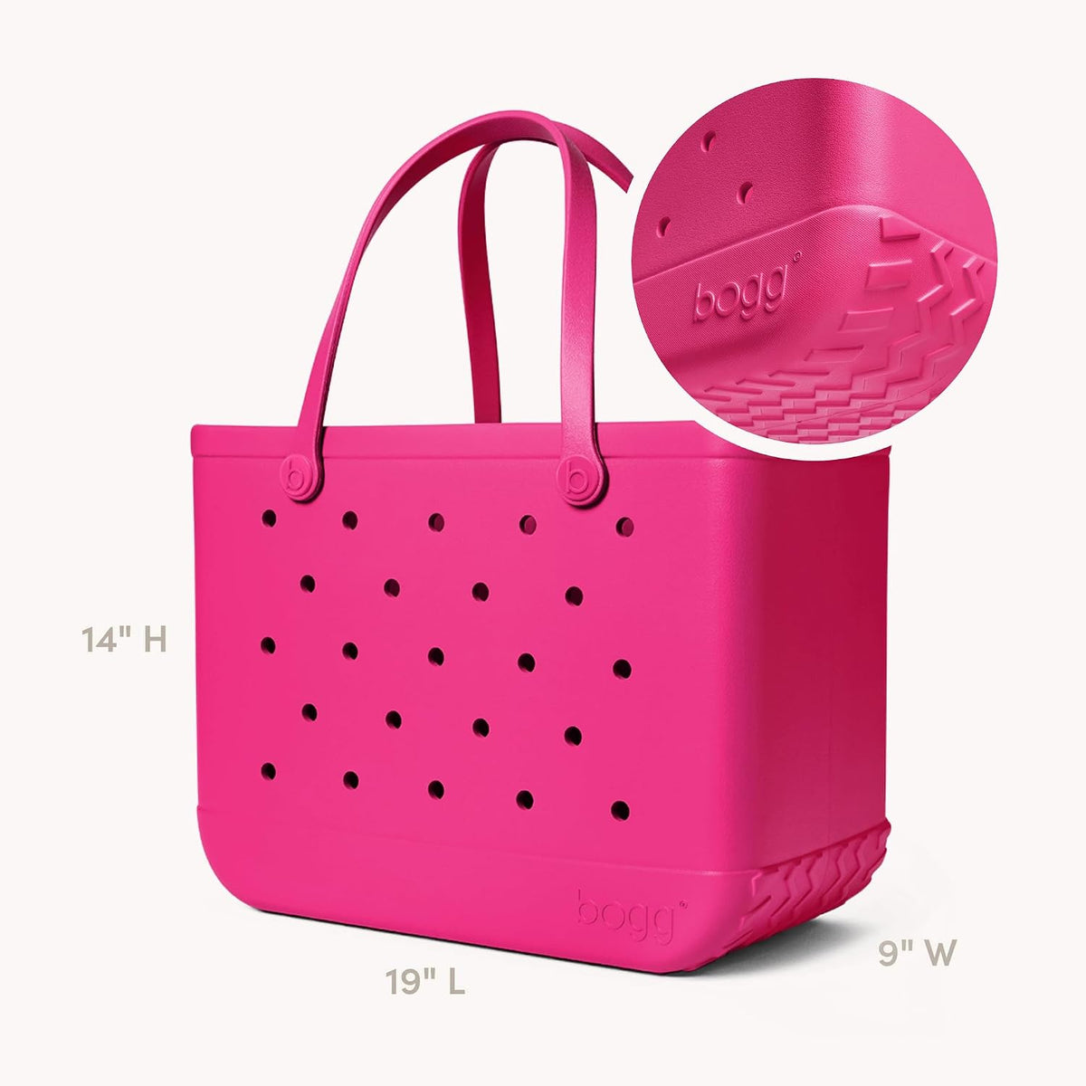 Original Large Tote – 19” x 14” x 9” – Essential Bags for Beach, Pool, Boat, Sports, Tailgating, Cruise