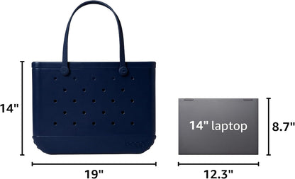 Original Large Tote – 19” x 14” x 9” – Essential Bags for Beach, Pool, Boat, Sports, Tailgating, Cruise
