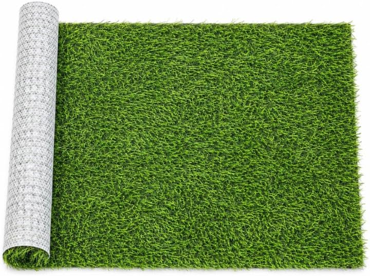 Artificial Grass Mat for Reptile Habitats, 23.6 x 12.6 in Replacement Grass Pad for Turtle Basking Platforms, Terrariums, Turtle Tanks, Lizards, Geckos and Snakes