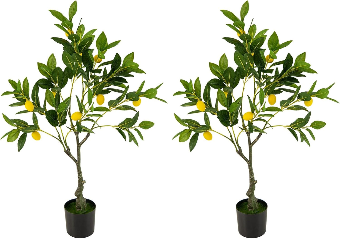 48'' Artificial Lemon Tree with Lemon Fruits for Indoor Outdoor Décor