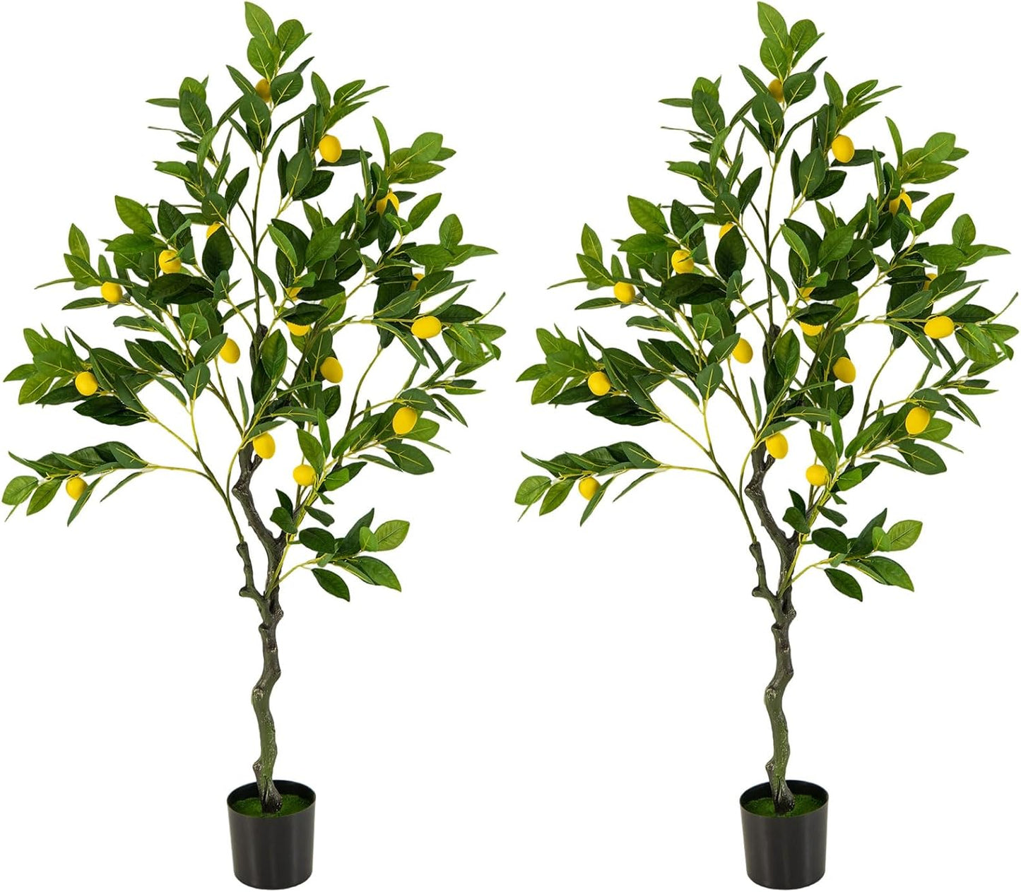 48'' Artificial Lemon Tree with Lemon Fruits for Indoor Outdoor Décor