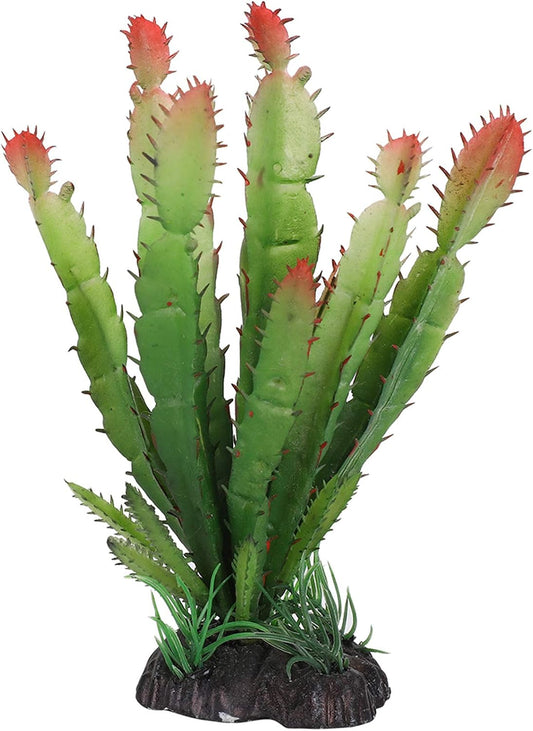 Reptile Habitats, Landscaping Plant Decoration Terrarium Decor Plastic Aquarium Artificial Plants for Aquarium Fish Reptile Terrarium