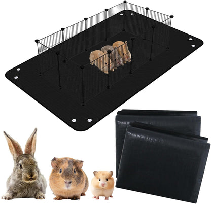 Waterproof Pet Playpen Mat, Reusable Cage Liner, Animals Habitat Protection