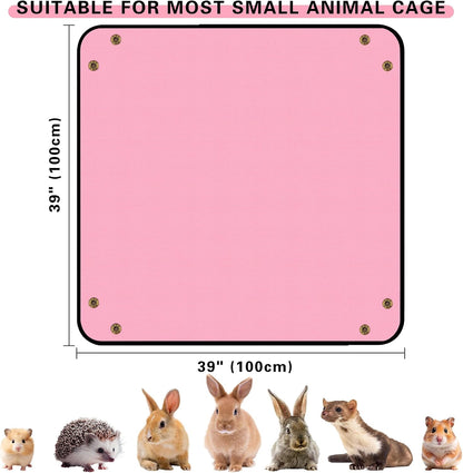 Waterproof Pet Playpen Mat, Reusable Cage Liner, Animals Habitat Protection