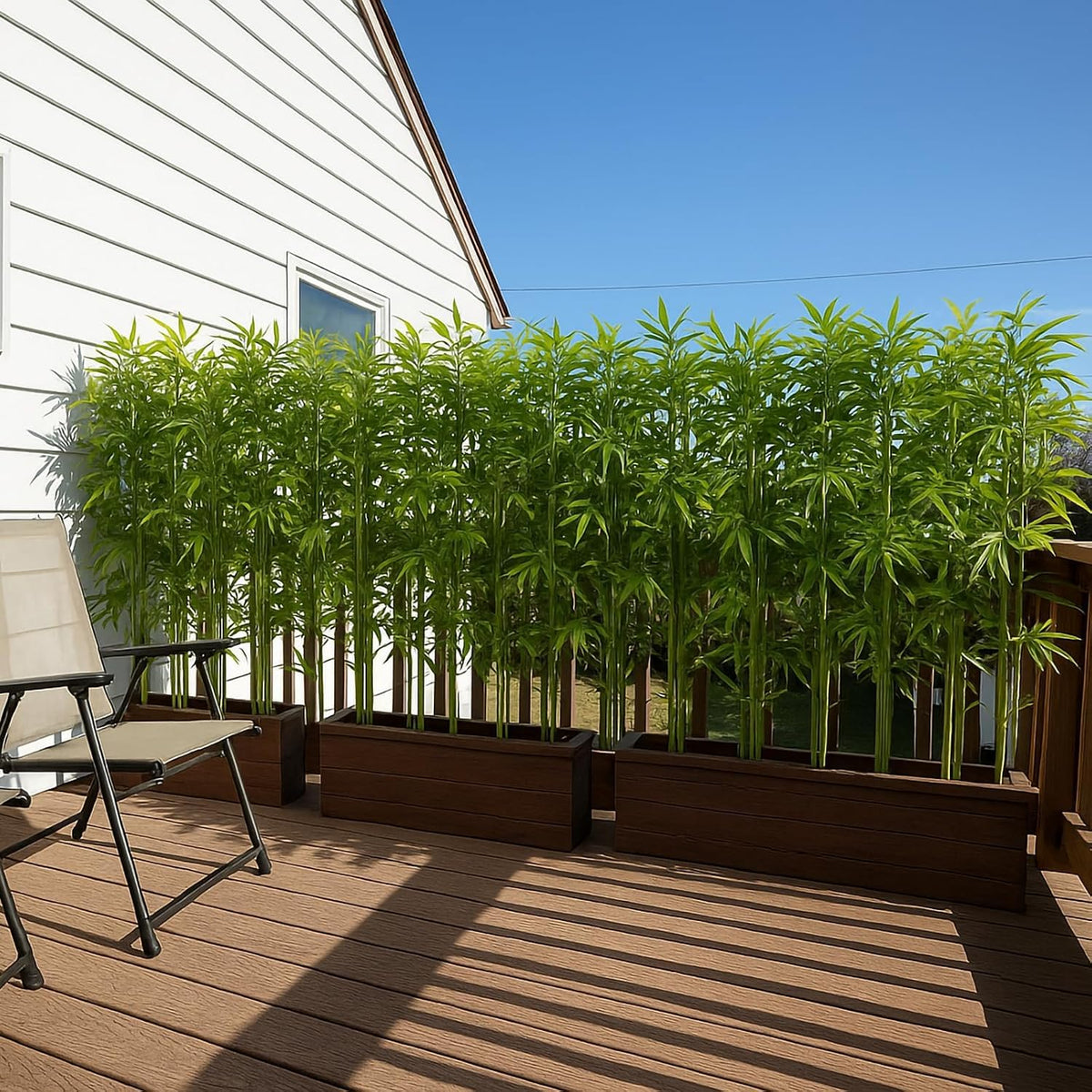 6ft, 20 Pack Fake Bamboo Outdoor Artificial Bamboo Plants