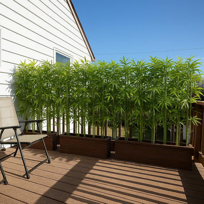 6ft, 20 Pack Fake Bamboo Outdoor Artificial Bamboo Plants