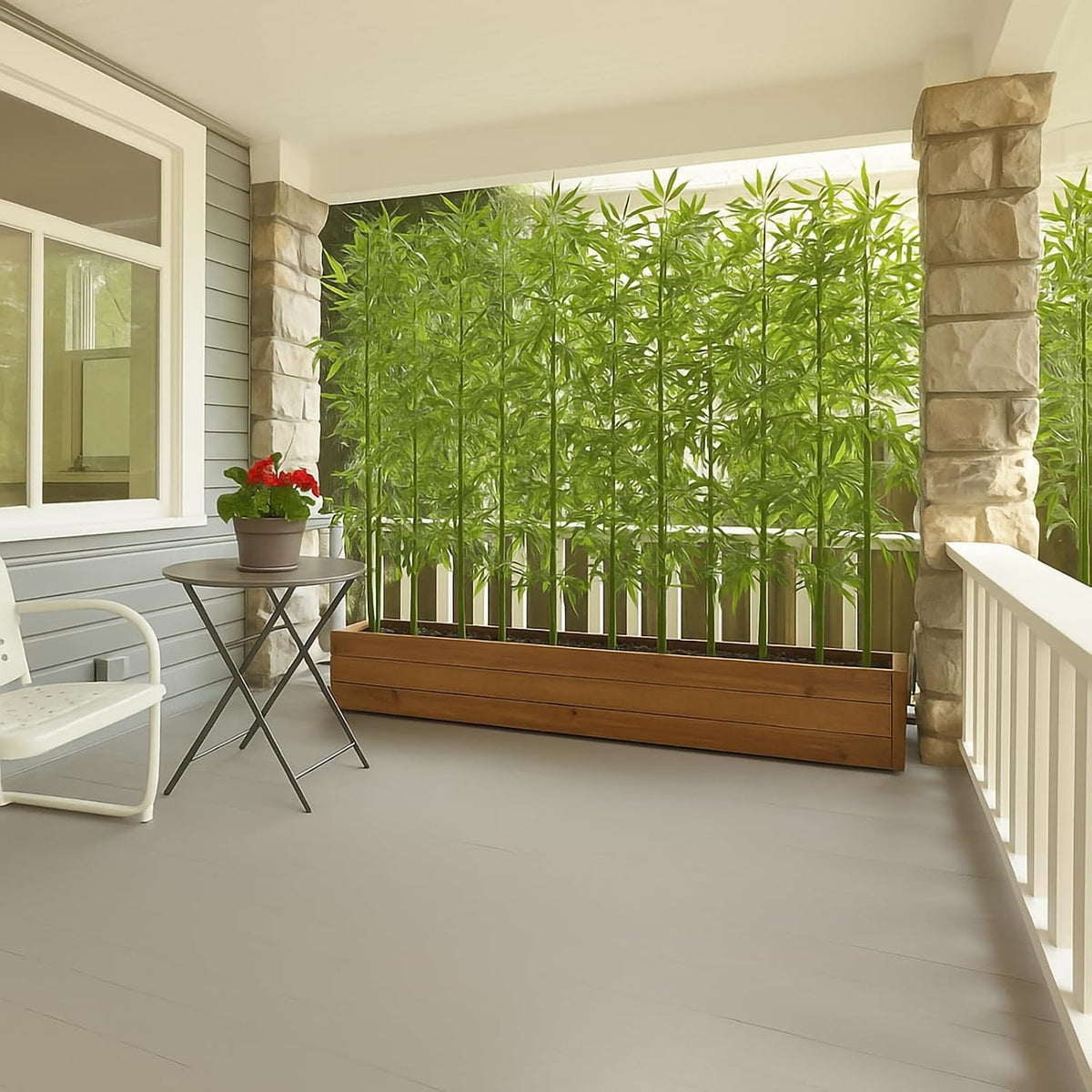 6ft, 20 Pack Fake Bamboo Outdoor Artificial Bamboo Plants