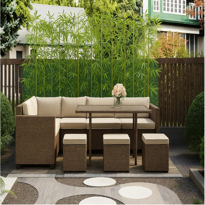 6ft, 20 Pack Fake Bamboo Outdoor Artificial Bamboo Plants