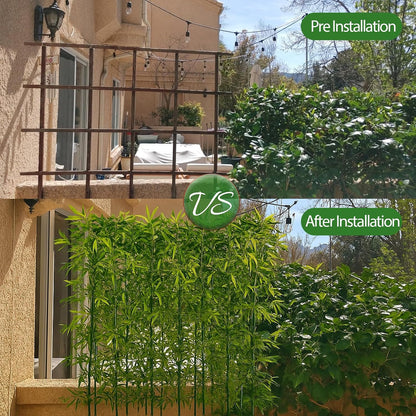 6ft, 20 Pack Fake Bamboo Outdoor Artificial Bamboo Plants