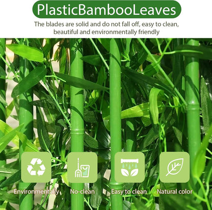 6ft, 20 Pack Fake Bamboo Outdoor Artificial Bamboo Plants