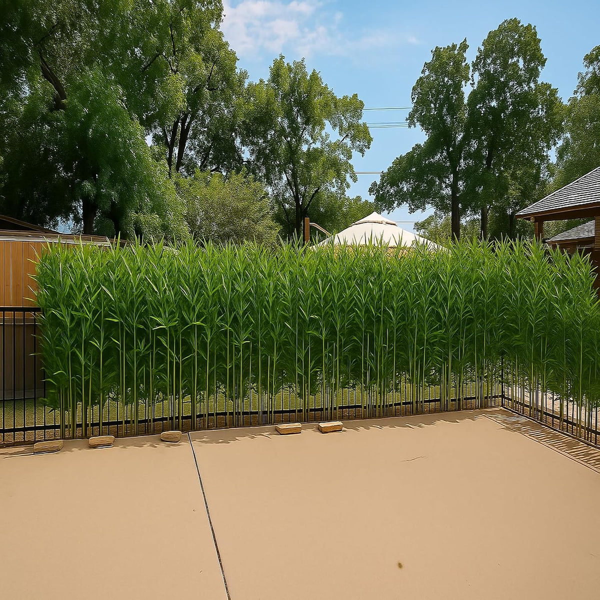 6ft, 20 Pack Fake Bamboo Outdoor Artificial Bamboo Plants