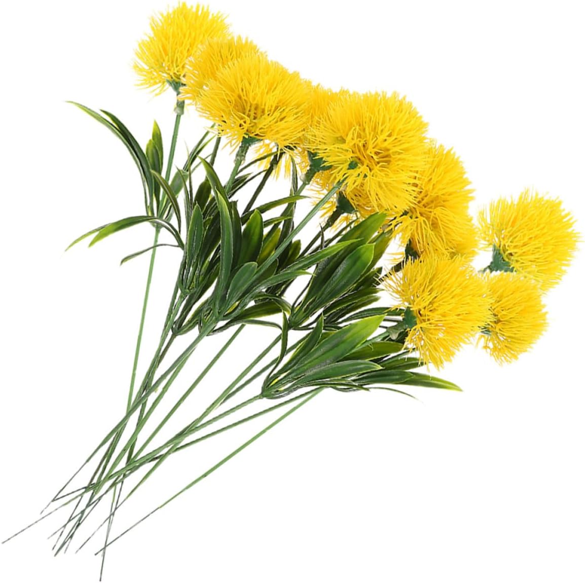 12 Pcs Lifelike Dandelion Branches Artificial Dandelion Flower Stems for Home Decor Wedding Party Office Dorm Photo Prop 9.84 inch Fake Ornament
