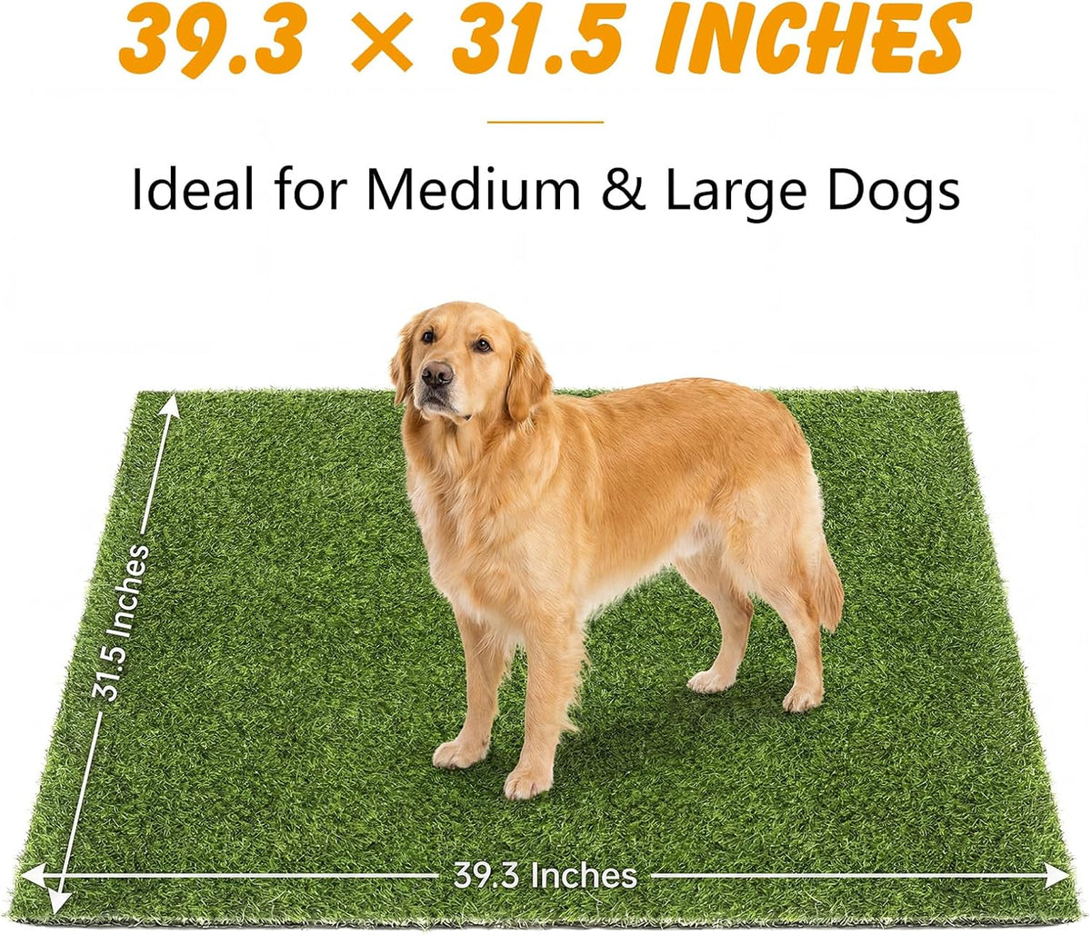 Grass Pee Pads for Dogs Potty 39.3×31.5 Inches Fake Grass Pee Pad