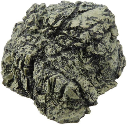 Reptile Hideout Cave,Resin Rock Hides Habitat Decor Fish Tank Decorations Shelter Tortoise Basking Terrace Pet Terrarium Nest Decoration for Gecko,Spiders,Frogs,Fish,Turtles and Hermit Crabs
