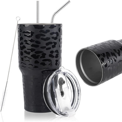 D·S 30oz Yellow Tumbler Double Wall Vacuum Insulated Travel Coffee Mug