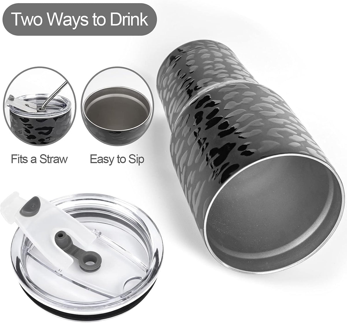 D·S 30oz Yellow Tumbler Double Wall Vacuum Insulated Travel Coffee Mug