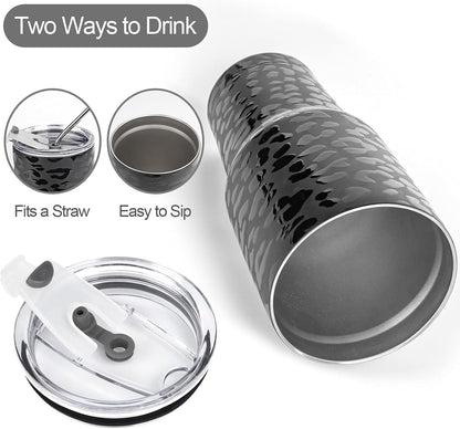 D·S 30oz Yellow Tumbler Double Wall Vacuum Insulated Travel Coffee Mug