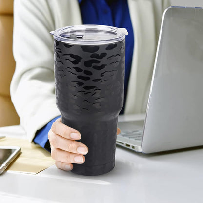 D·S 30oz Yellow Tumbler Double Wall Vacuum Insulated Travel Coffee Mug