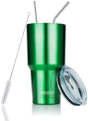 D·S 30oz Yellow Tumbler Double Wall Vacuum Insulated Travel Coffee Mug