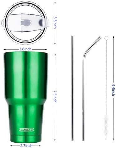 D·S 30oz Yellow Tumbler Double Wall Vacuum Insulated Travel Coffee Mug