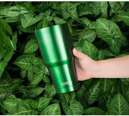 D·S 30oz Yellow Tumbler Double Wall Vacuum Insulated Travel Coffee Mug