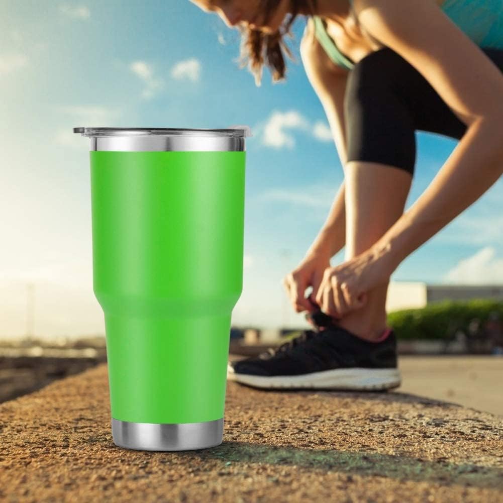 D·S 30oz Yellow Tumbler Double Wall Vacuum Insulated Travel Coffee Mug