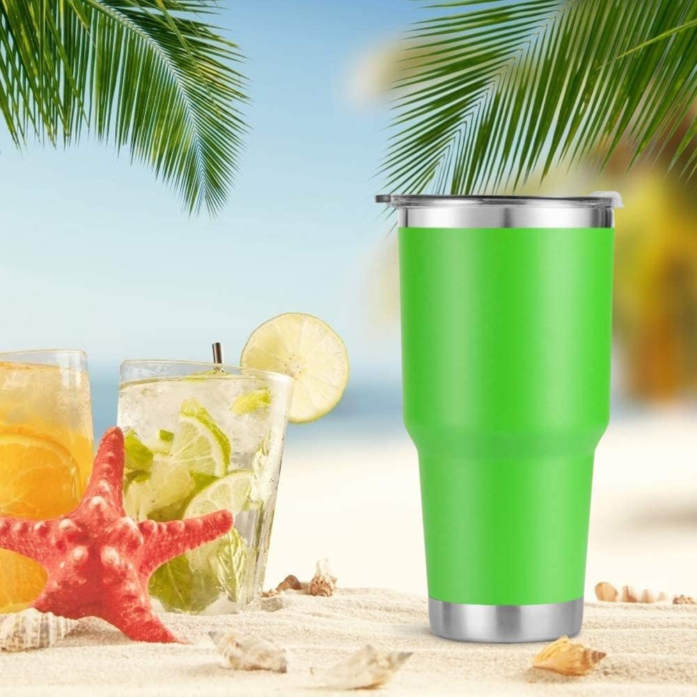 D·S 30oz Yellow Tumbler Double Wall Vacuum Insulated Travel Coffee Mug